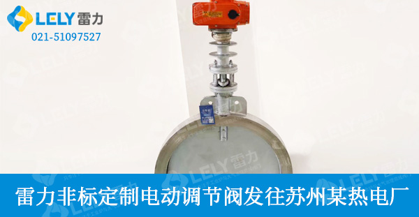 雷力再出非標(biāo)定制款電動(dòng)調(diào)節(jié)閥發(fā)往蘇州某熱電