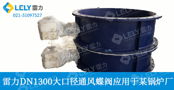 DN1300大口徑通風(fēng)蝶閥應(yīng)用于某鍋爐廠