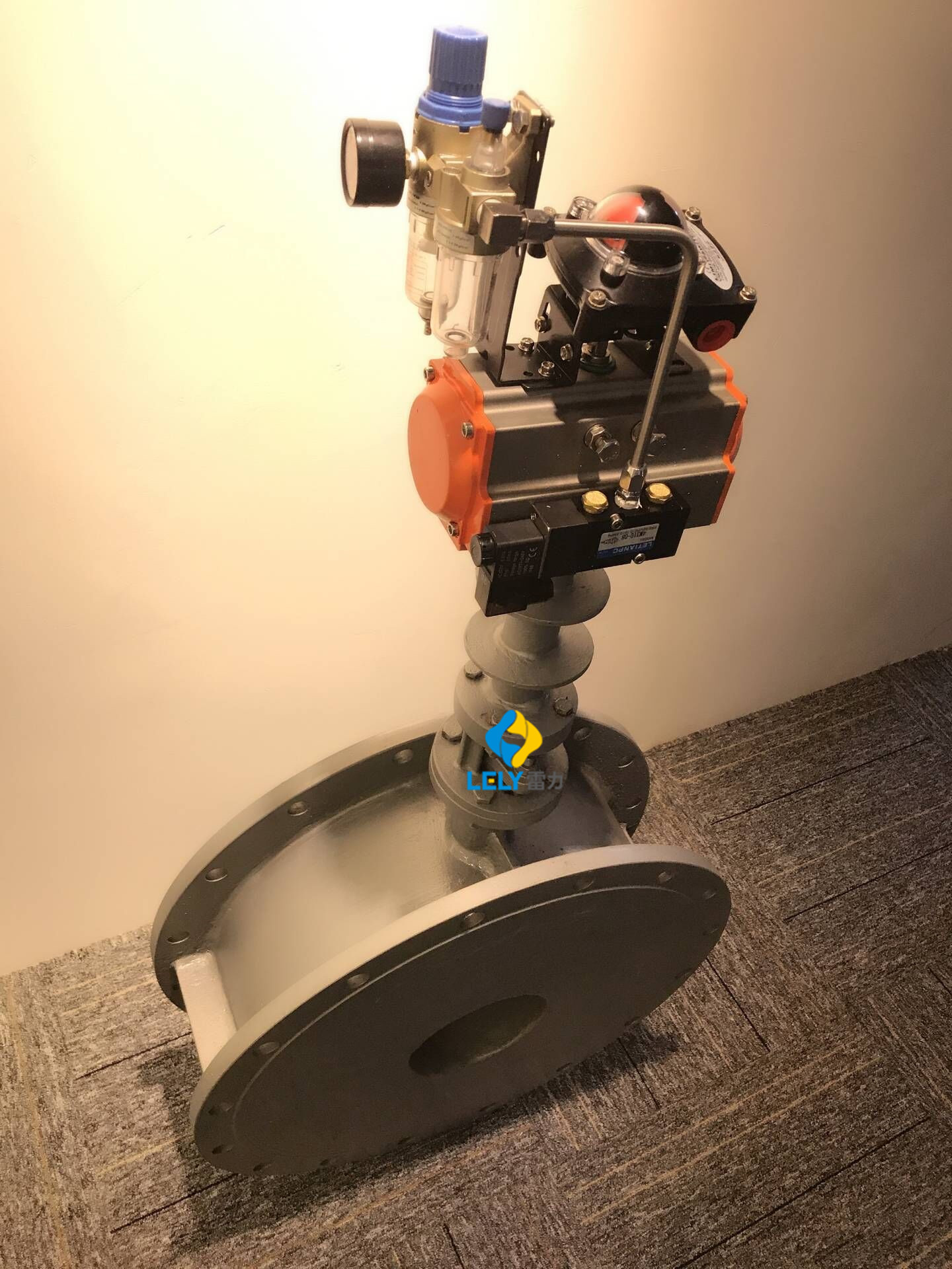 雷力耐高溫1000度蝶閥長(zhǎng)什么樣子？