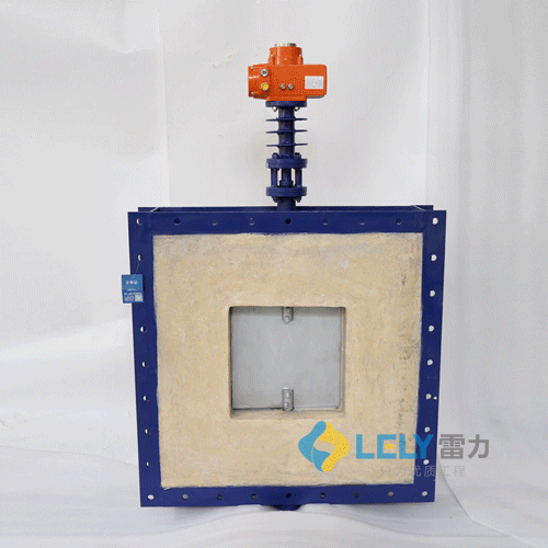 rto煙道蝶閥 電動方形高溫蝶閥